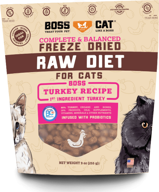 Boss Cat Turkey Freeze-Dried Raw